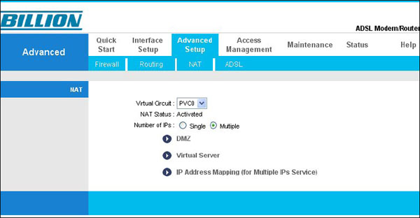 Billion BiPAC 5200 Billion BiPAC 5200